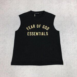 Fear of God Black Sleeveless T Shirt